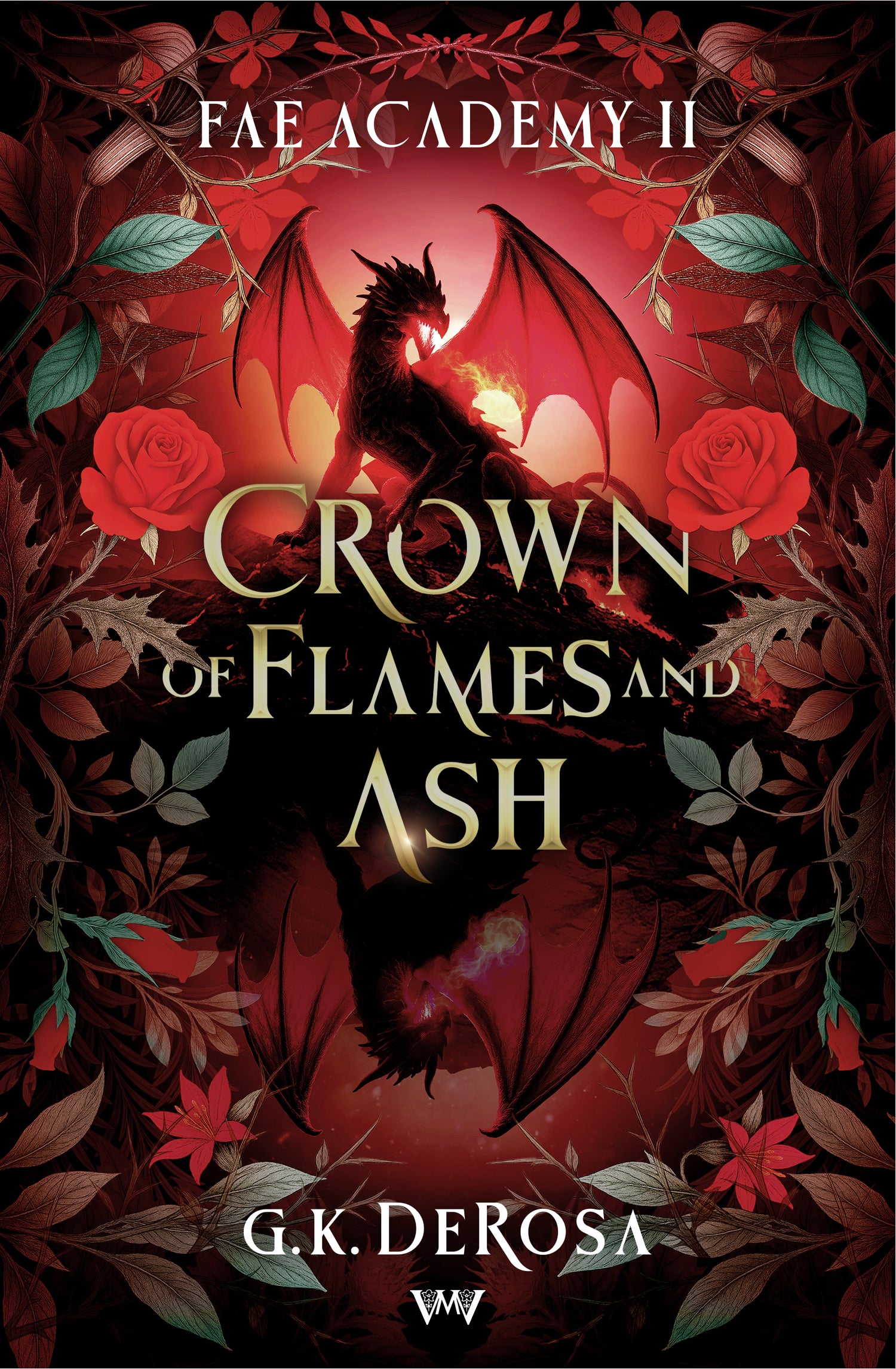 Crown of Flames and Ash - Fae Academy 2 - Hardcover Farbschnittausgabe mit Extras (Vorbestellung)