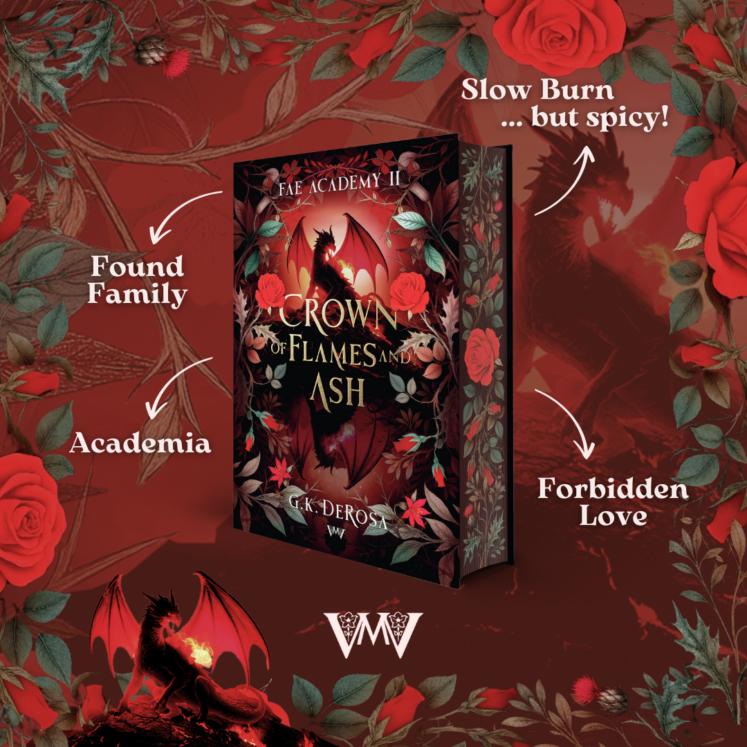 Crown of Flames and Ash - Fae Academy 2 - Hardcover Farbschnittausgabe mit Extras (Vorbestellung)