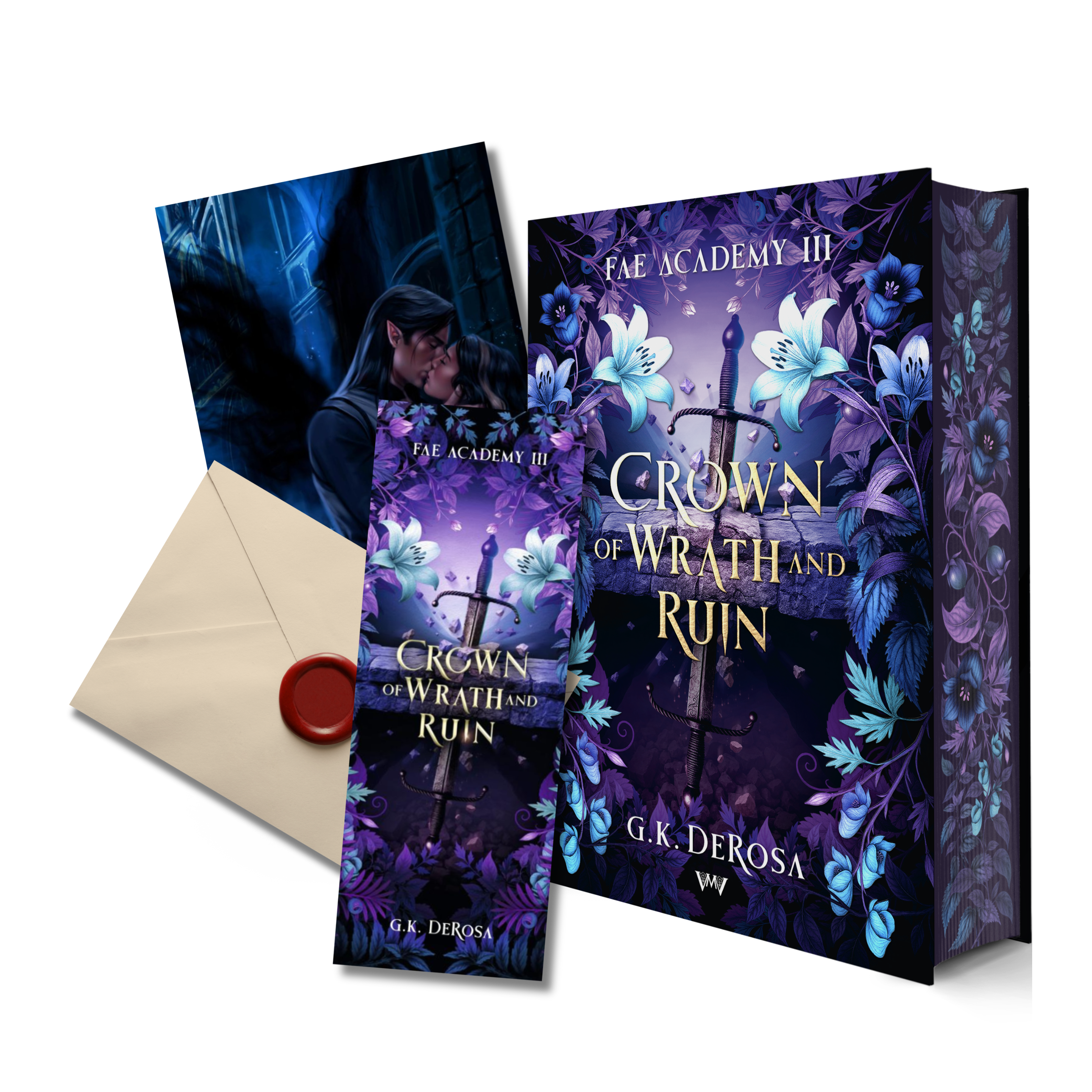 Crown of Wrath and Ruin - Fae Academy 3 - Hardcover Farbschnittausgabe mit Extras