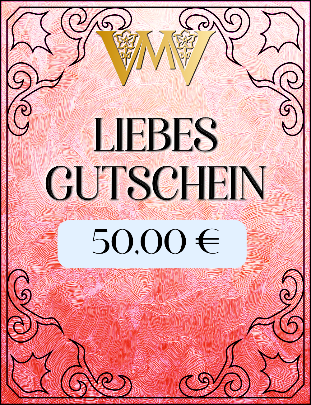 Geschenkgutschein LIEBE 50€
