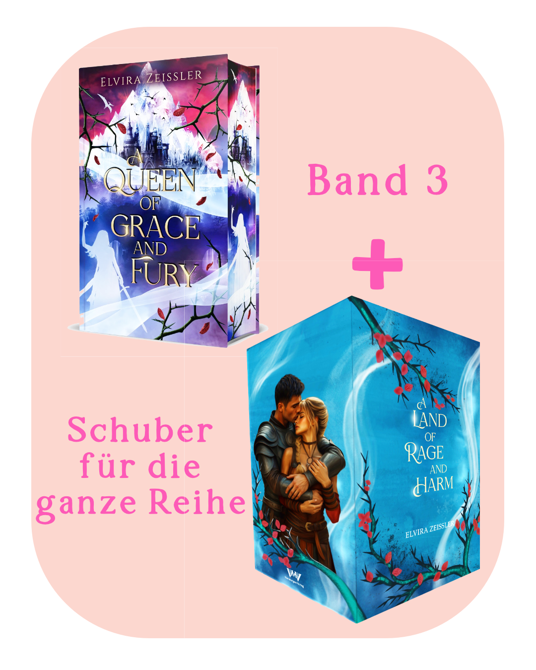 Buch + Schuber: A Queen of Grace and Fury: Band 3 mit Schuber für die ganze Reihe und Extras (Vorbestellung)