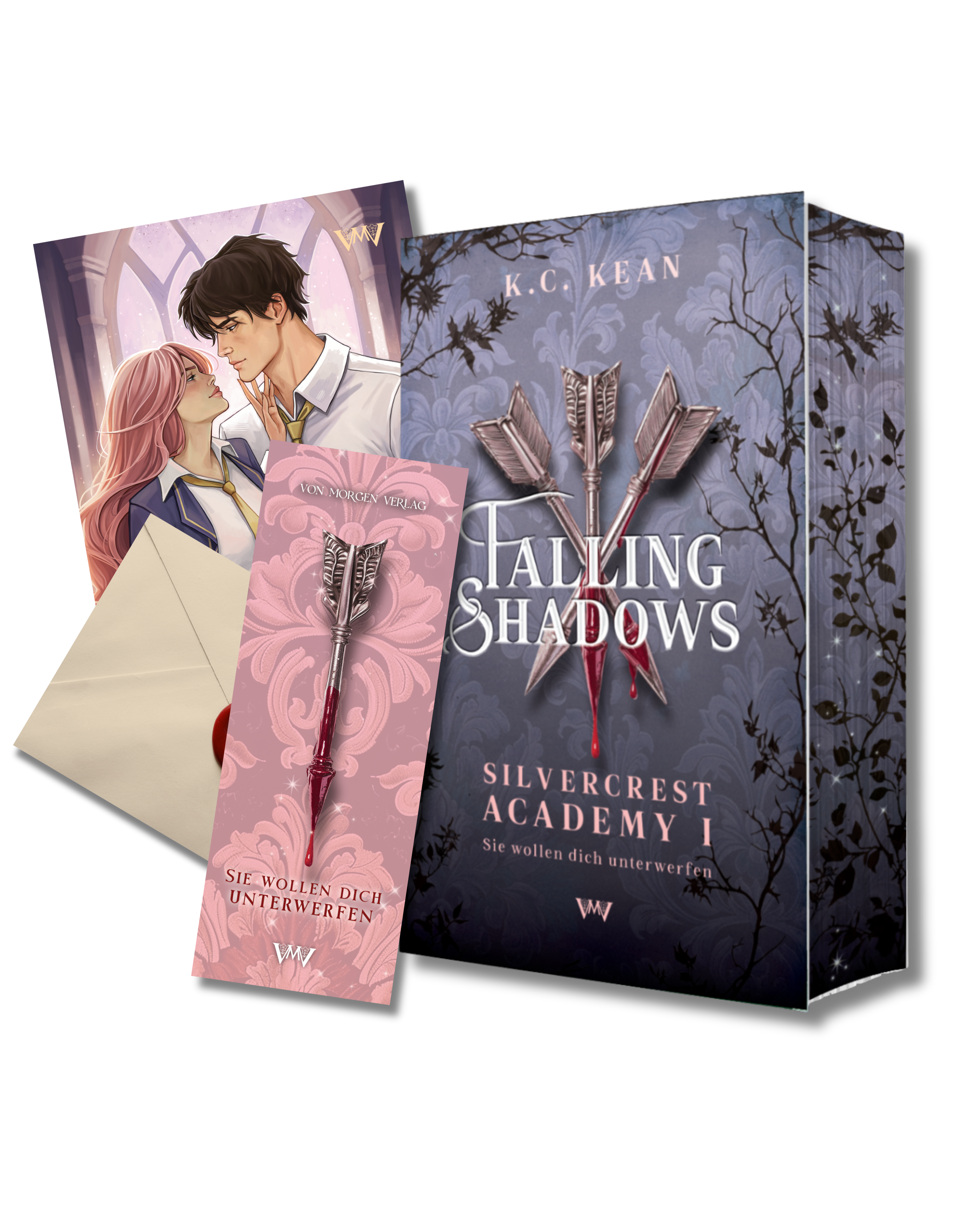 Falling Shadows - Silvercrest Academy 1 mit Farbschnitt und Extras (Vorbestellung)