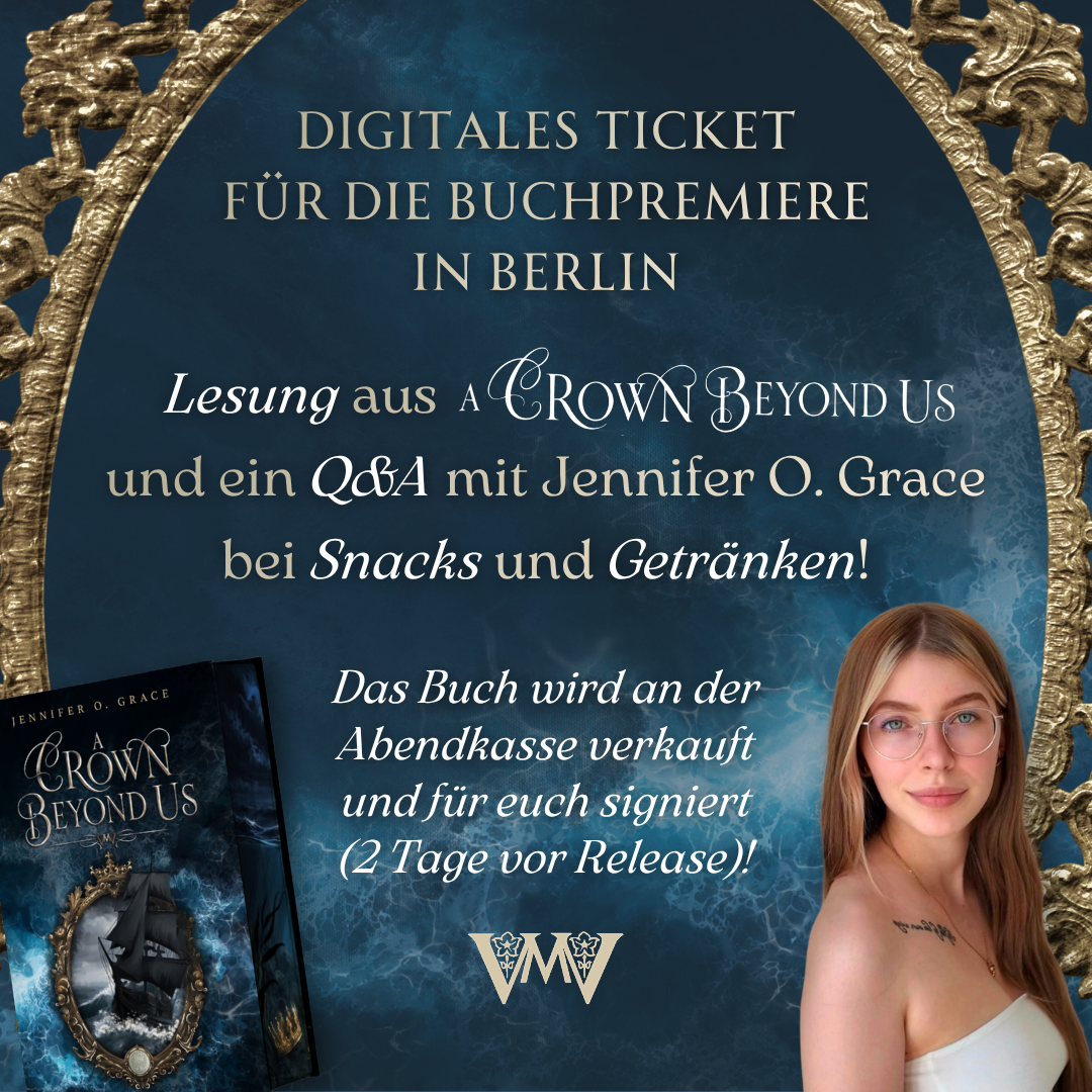 Ticket: Buchpremiere mit Jennifer O. Grace in Berlin am 12.09.2026