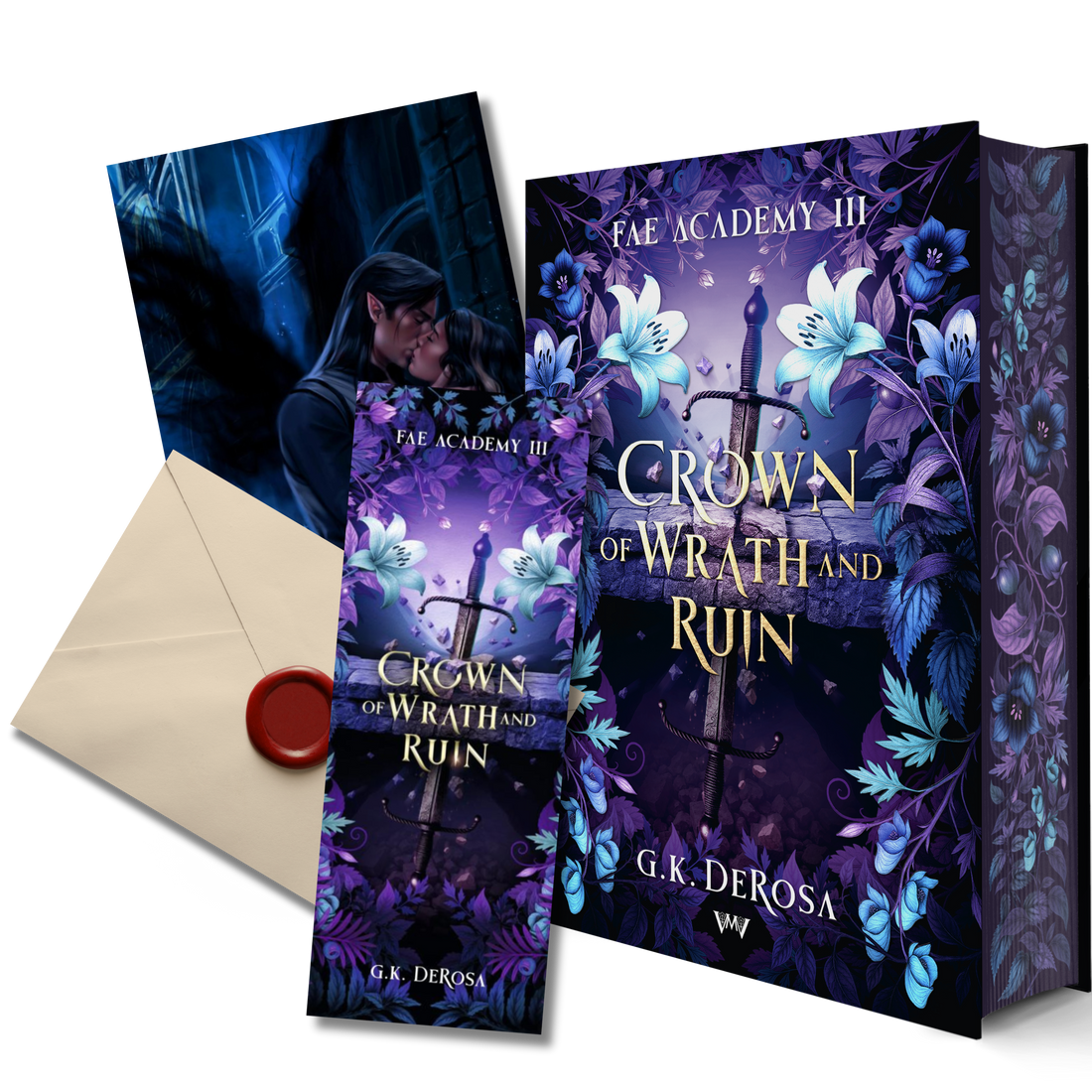 Crown of Wrath and Ruin - Fae Academy 3 - Hardcover Farbschnittausgabe mit Extras (Vorbestellung)