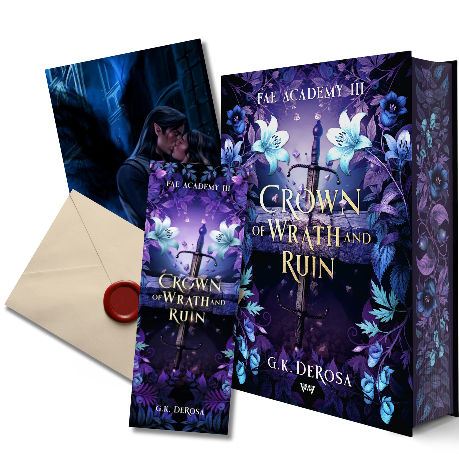 Crown of Wrath and Ruin - Fae Academy 3 - Hardcover Farbschnittausgabe mit Extras (Vorbestellung)