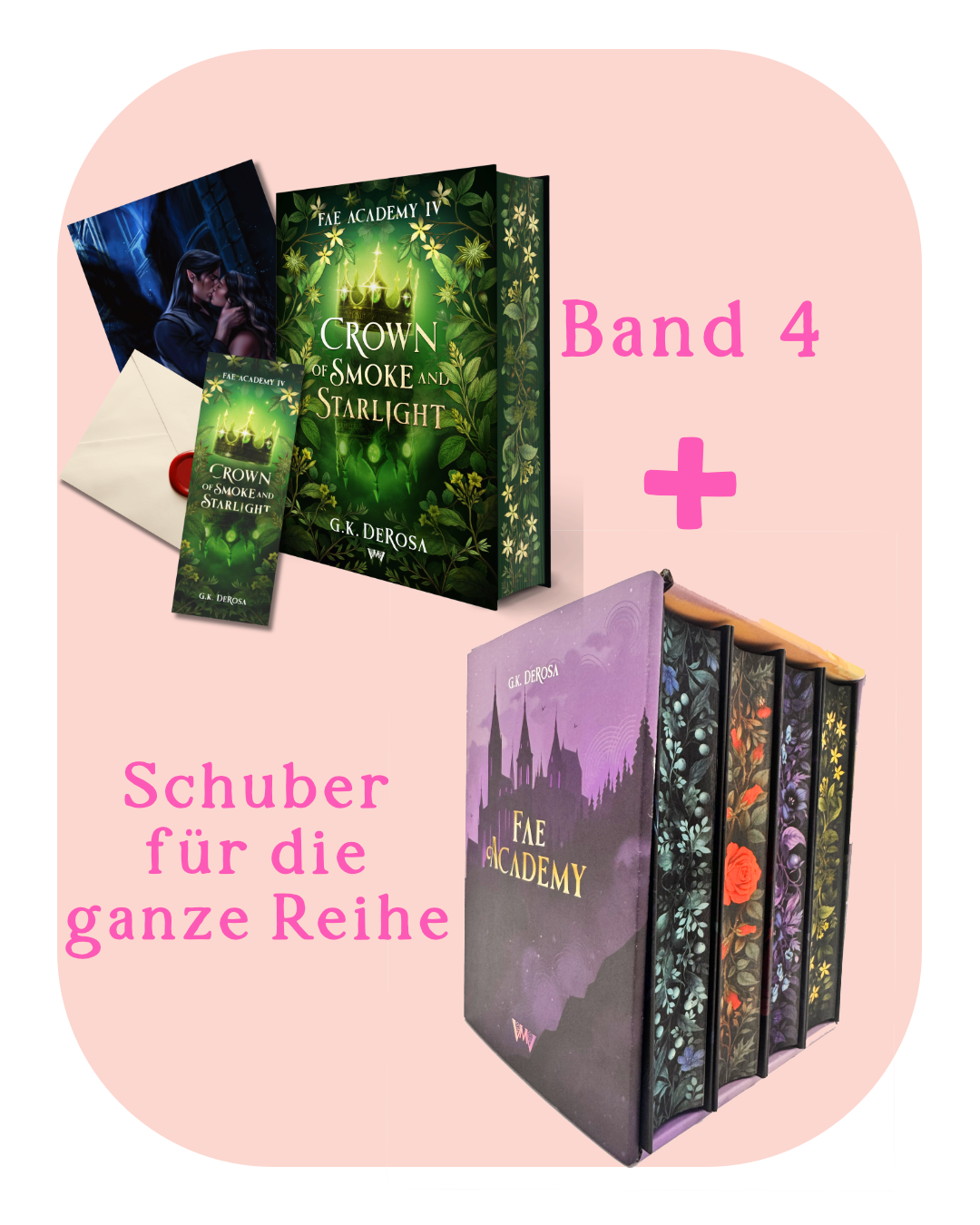 Crown of Smoke and Starlight mit exklusivem Schuber für die ganze Reihe