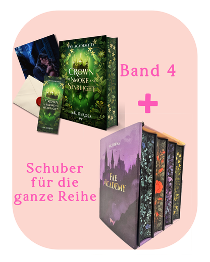 Crown of Smoke and Starlight mit exklusivem Schuber für die ganze Reihe