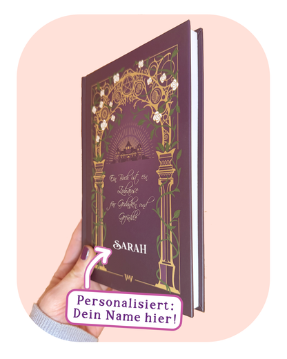 Notizbuch: Ein Zuhause für Gedanken - mit deinem Namen personalisiert 🎀