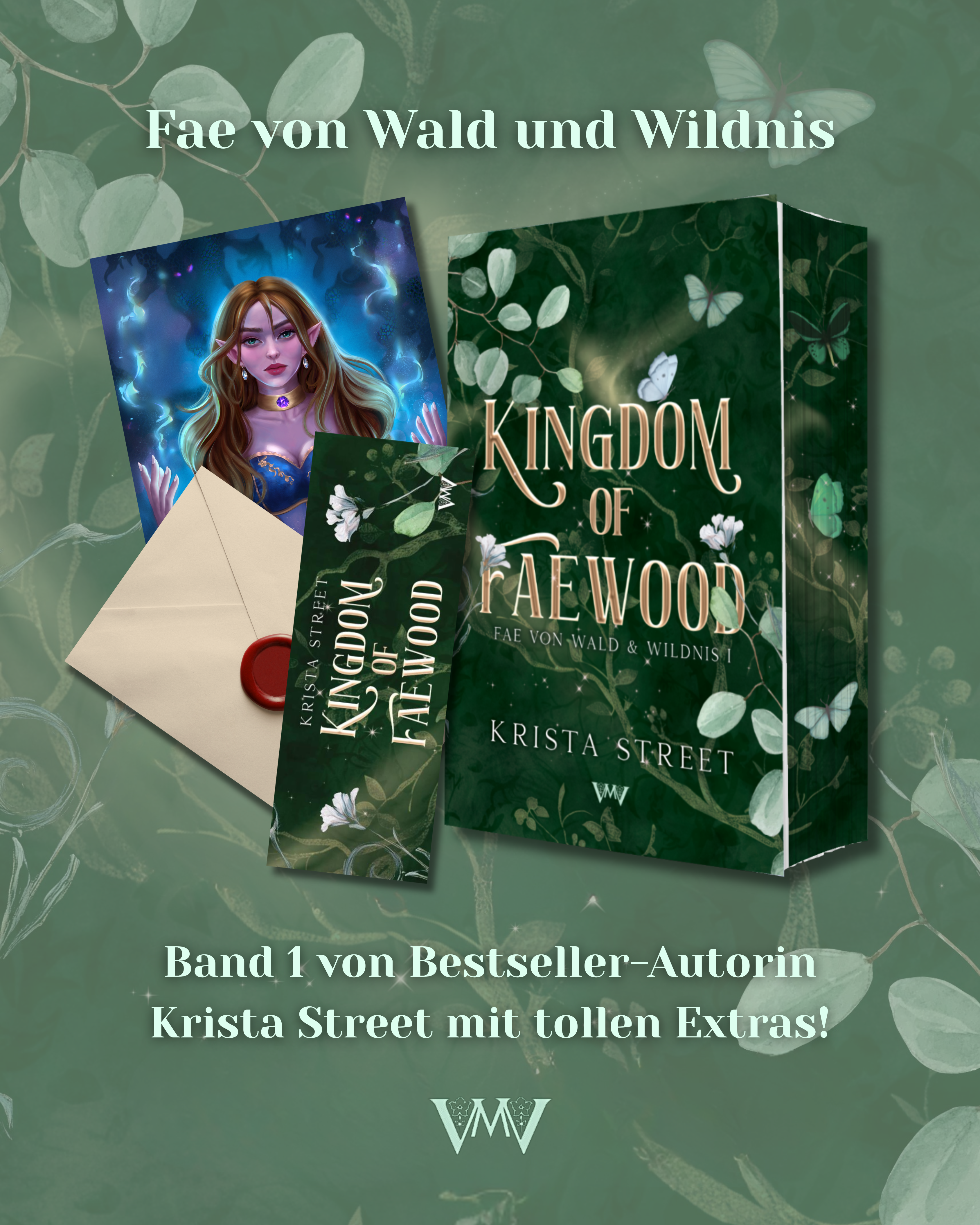 Kingdom of Faewood - Fae von Wald &amp; Wildnis 1 mit Farbschnitt und Extras (Vorbestellung)