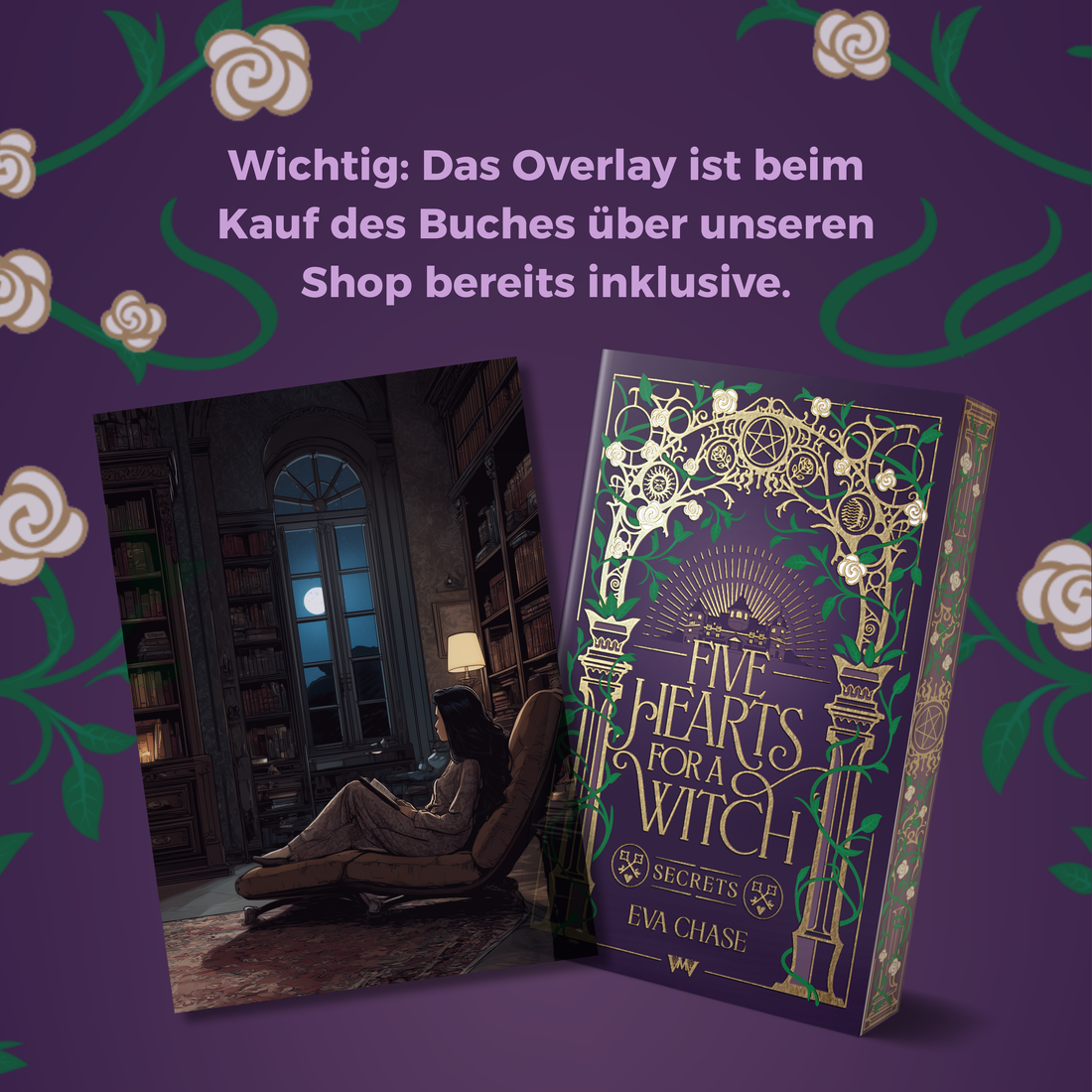 Page Overlay "Secrets - Five Hearts for a Witch 1"