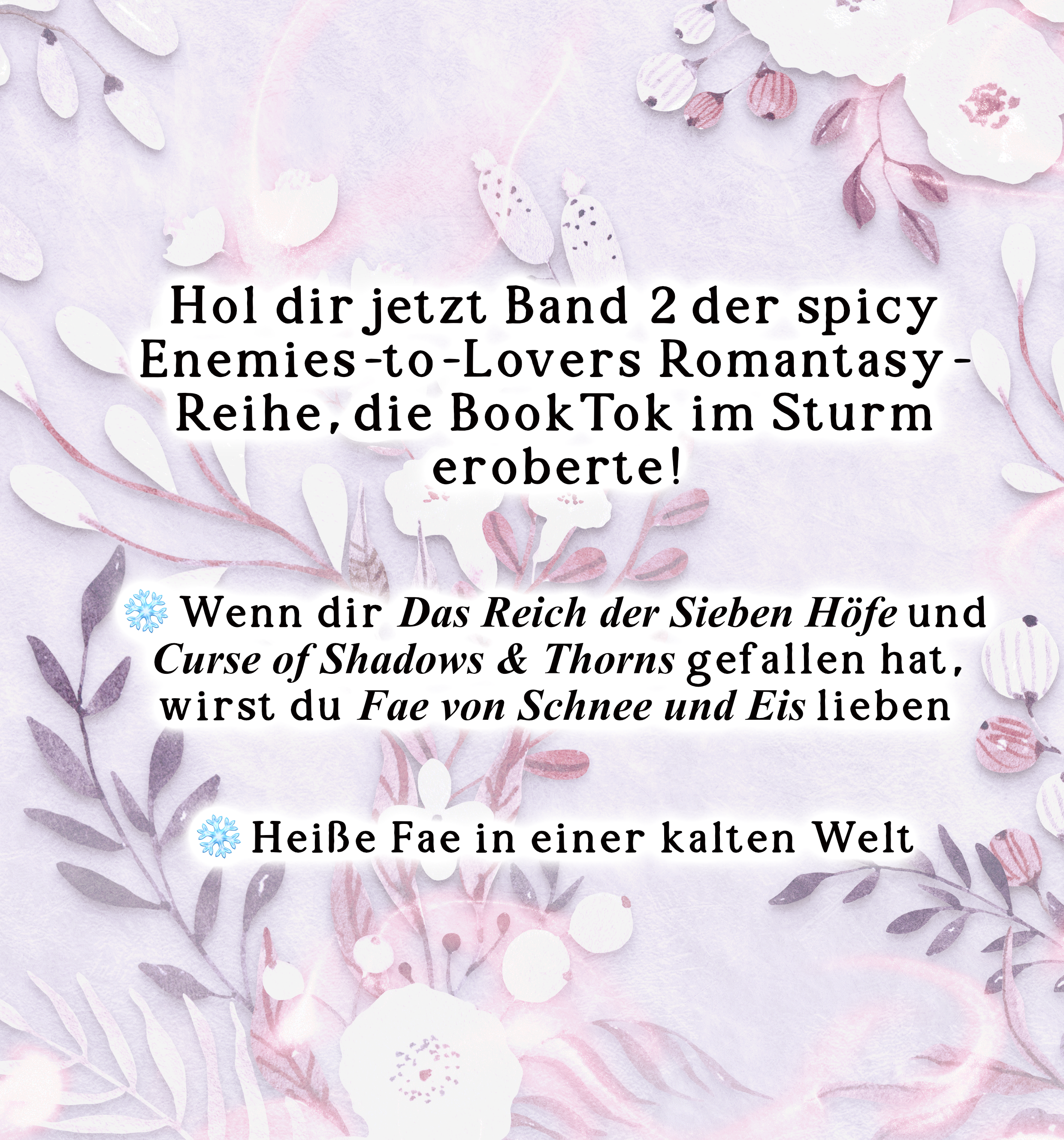 Thorns of Frost - Fae von Schnee und Eis Band 2 mit Extras