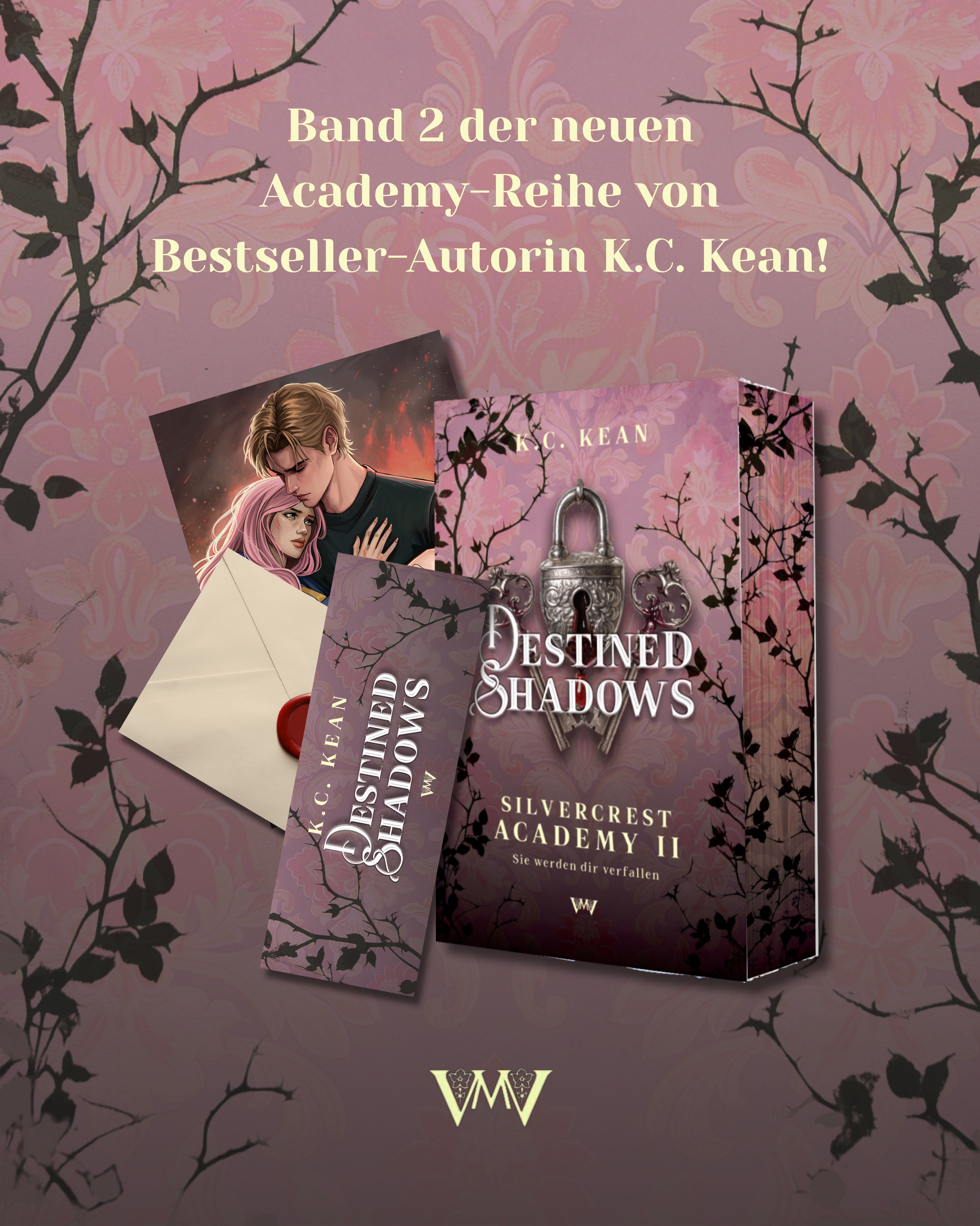 Destined Shadows - Silvercrest Academy 2 mit Farbschnitt und Extras (Vorbestellung)