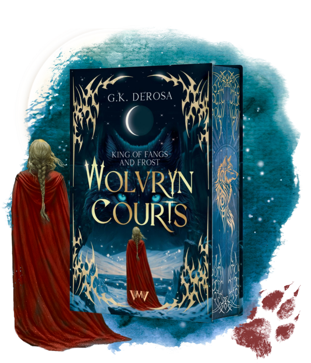King of Fangs and Frost - Wolvryn Courts 1 mit Farbschnitt und Extras (Vorbestellung)
