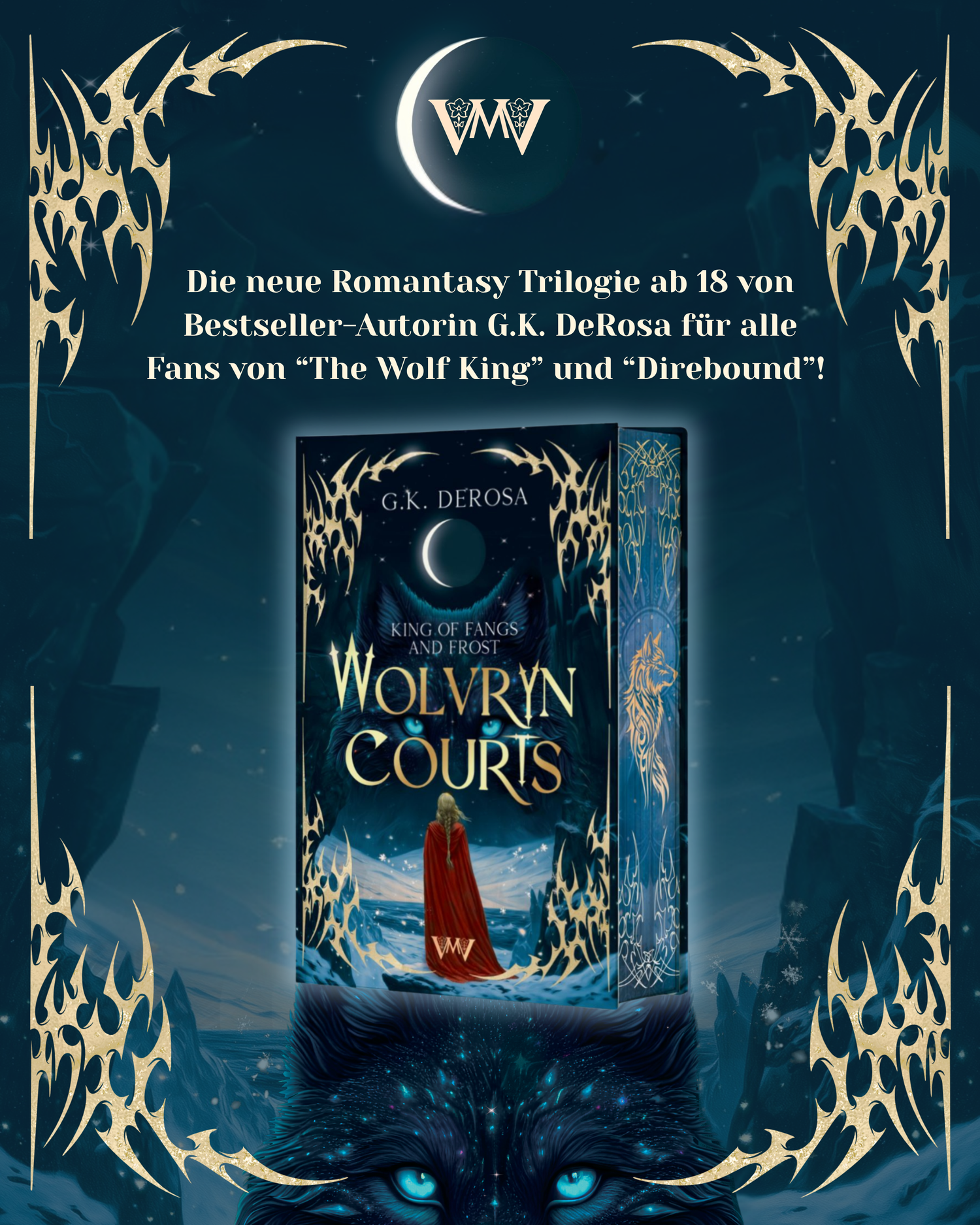 King of Fangs and Frost - Wolvryn Courts 1 mit Farbschnitt und Extras (Vorbestellung)