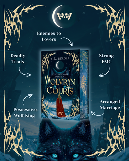 King of Fangs and Frost - Wolvryn Courts 1 mit Farbschnitt und Extras (Vorbestellung)